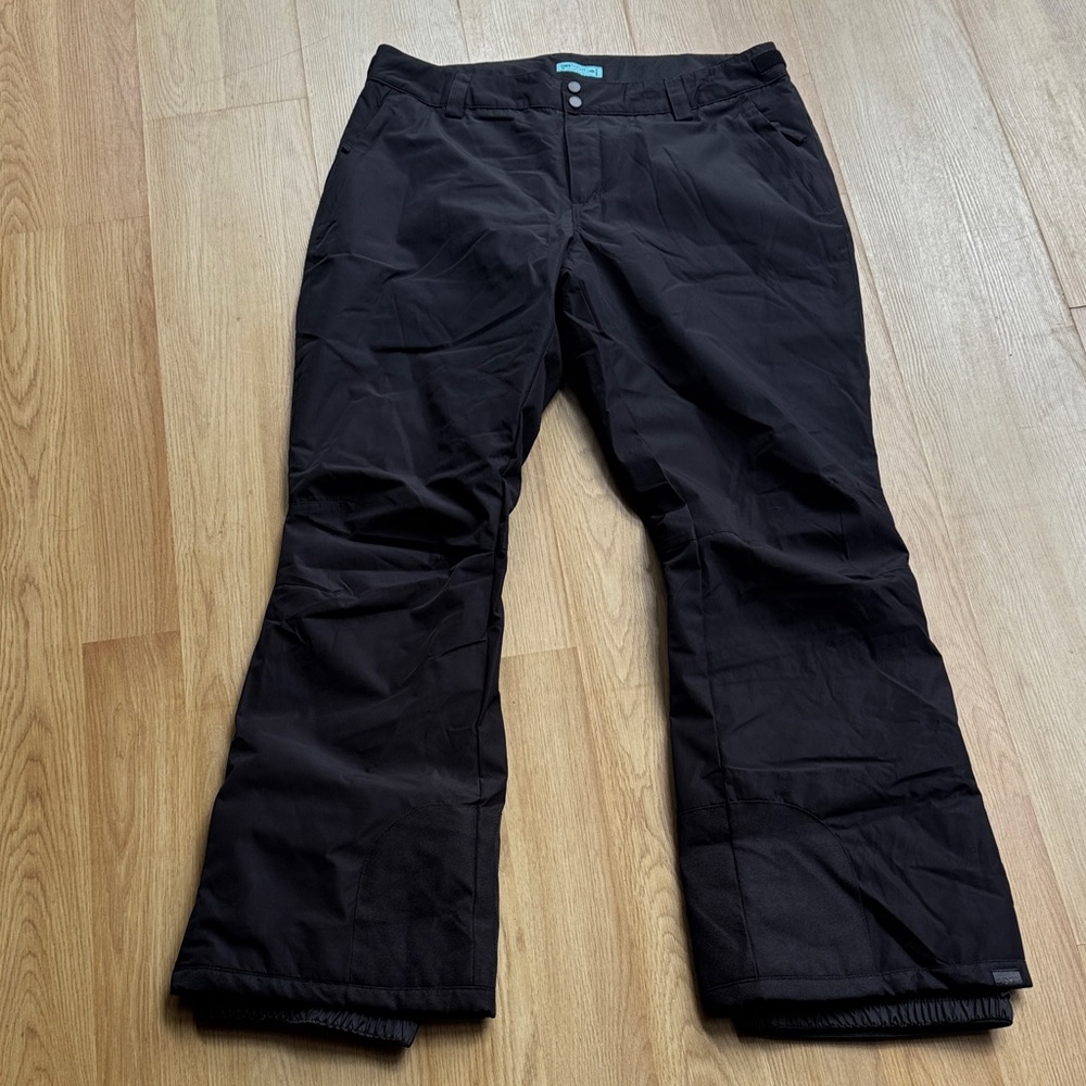 Roxy NEW size Large L snow ski snowboard Black Straight Leg Pants